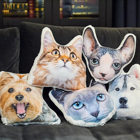Custom Shaped Pet Pillow Personalized Pet Pillow Double Side
