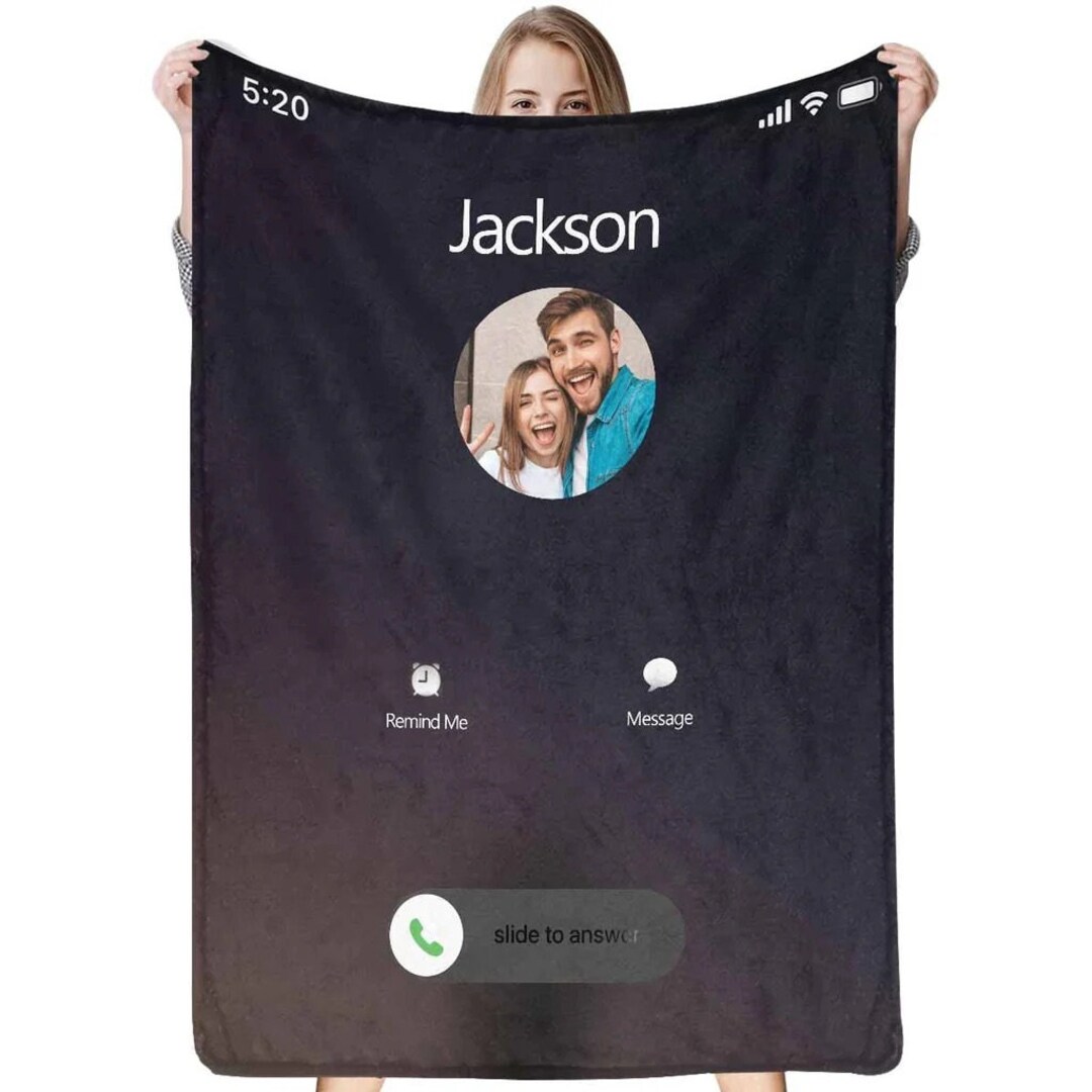 Custom Photo Blanketpersonalized Photo Blanketscustom Etsy