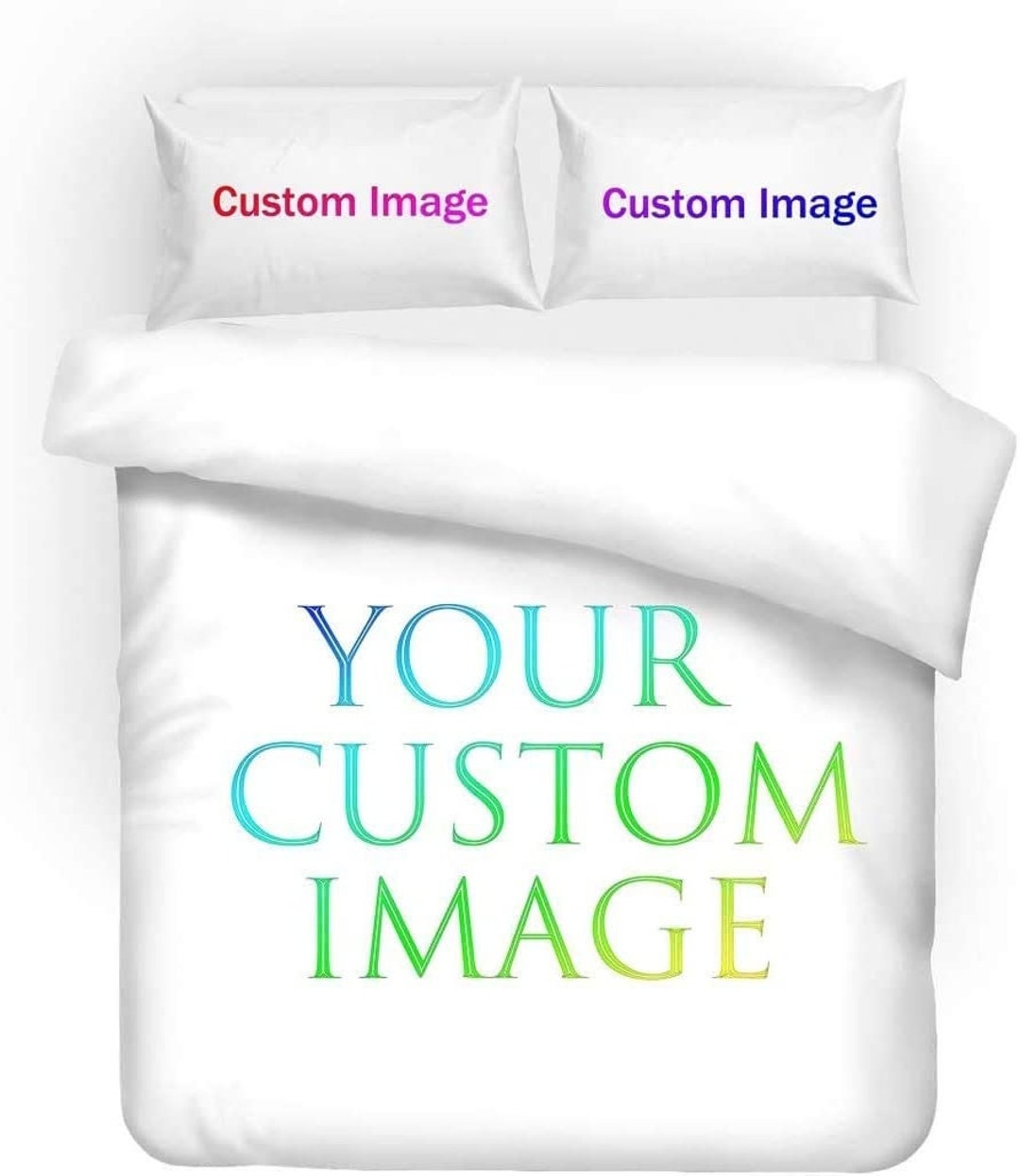 Custom Bedding Set With Your Own Photo,personalized Bedding Set,custom