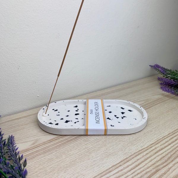 White Chip Incense Holder, insences holder, insences burner, insence holder, incense stick holder, incense holders, Christmas gift