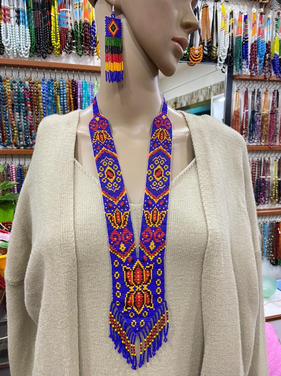 Ukrainian Gerdan traditional Ukraine necklace Handmade Etsy