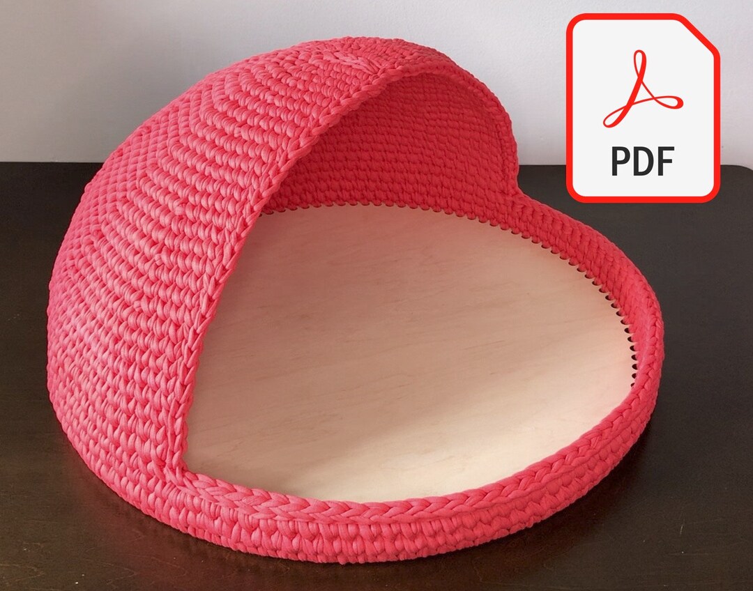 Pet Igloo, Cat Home, Dog House, Pet Bed, Crochet Tutorial, Step by Step