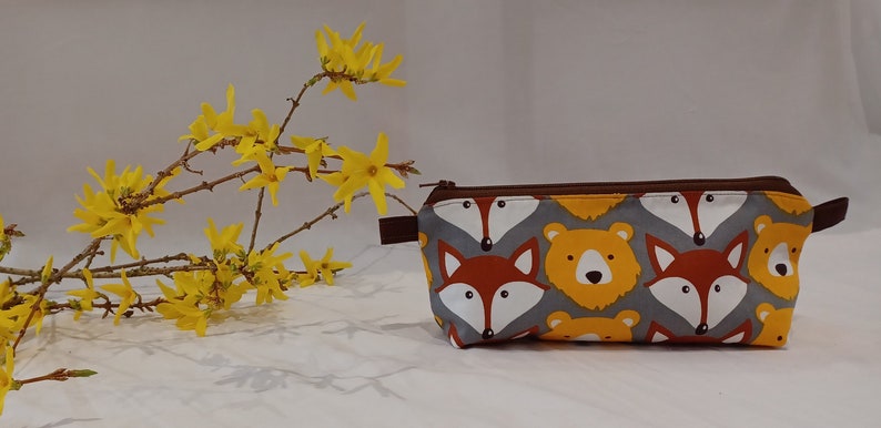 Handmade bags that can be used for anything you wish to keep together,so that you dont loose them, and can be easily sourced and organised. fox and bears
