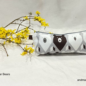 Handmade bags that can be used for anything you wish to keep together,so that you dont loose them, and can be easily sourced and organised. polar bears