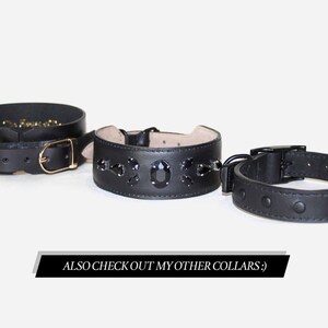 Leder Halsband für Hunde mit Perlen trendiges modernes | Etsy