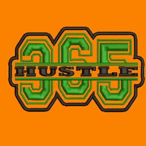 Hustle 365 Broderidesign