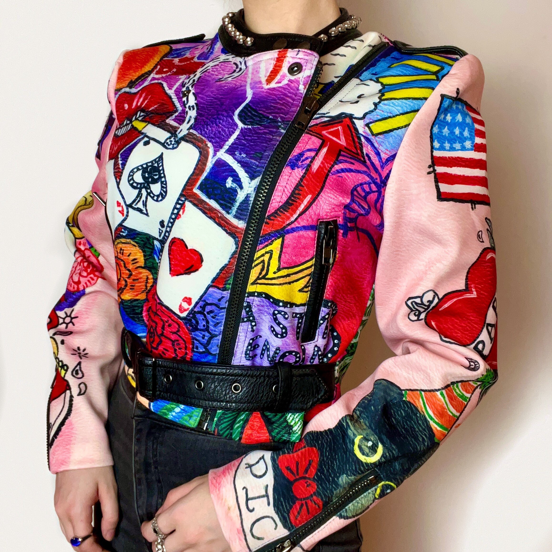 Graffiti Jacket - Etsy UK