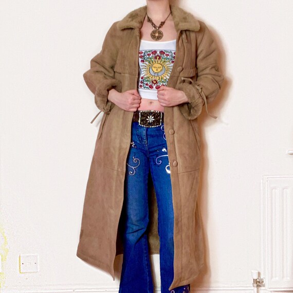 Vintage Brown/Beige PENNYLANE AFGHAN Coat