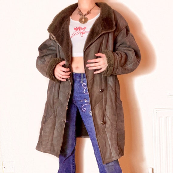 Vintage Fur PENNYLANE GREY AFGHAN Coat