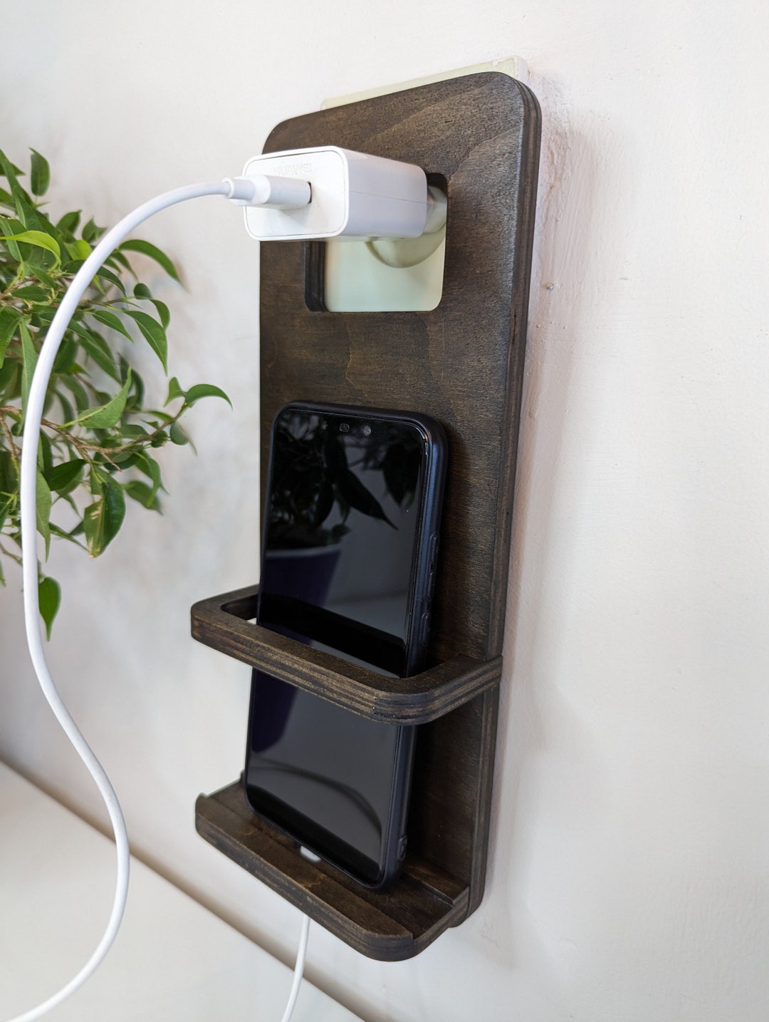 Wall Mounted Phone Charging Organizer Docking Station for Etsy