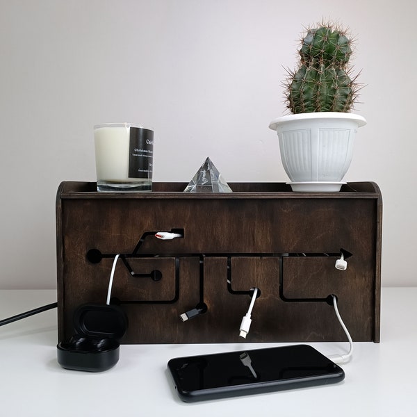 Cable Organizer Box Etsy