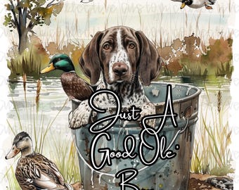 Pato png, perro de caza png, niño png, caza png, ánade real png, entorno rural png