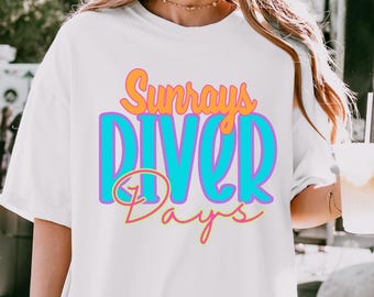 River life png, river png, summer png, trendy png, bestseller png, river days png, sun rays png