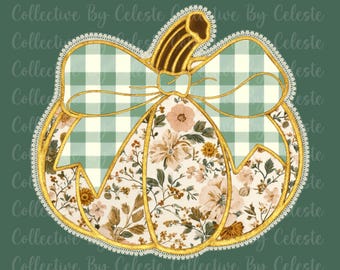 Adrette Blumenspitze Kürbis PNG | kokette Herbst Kürbis Design |  | Trendy Herbst PNG | Bestseller Kürbis | Pinselstriche Glitter | Shabby-Chic
