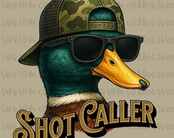 Shot caller png, camo png, boy png, hunting png, mallard png, duck hunting png country  png, duck png, trendy png, bestsellers png