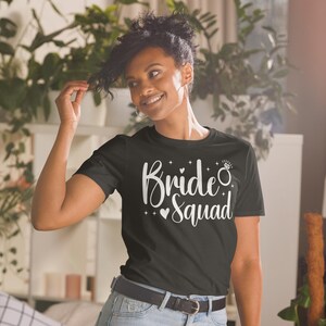 Bride Squad Shirt, bride shirt, team bride shirt, bride tribe shirt, bachelorette shirt, wedding shirt, bridesmaid shirt, bridal party shirt