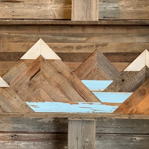 Barnboard Mountain Lake Range Reclaimed Wood (Extra Large)