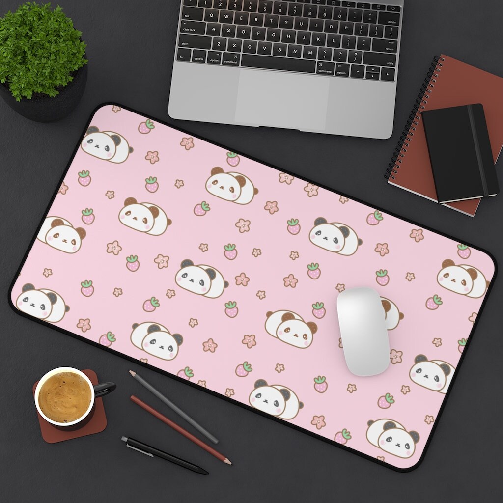 Pink Love Computer Mat Electronics & Accessories Kawaii Desk Accessories Computer Desk Mat ...