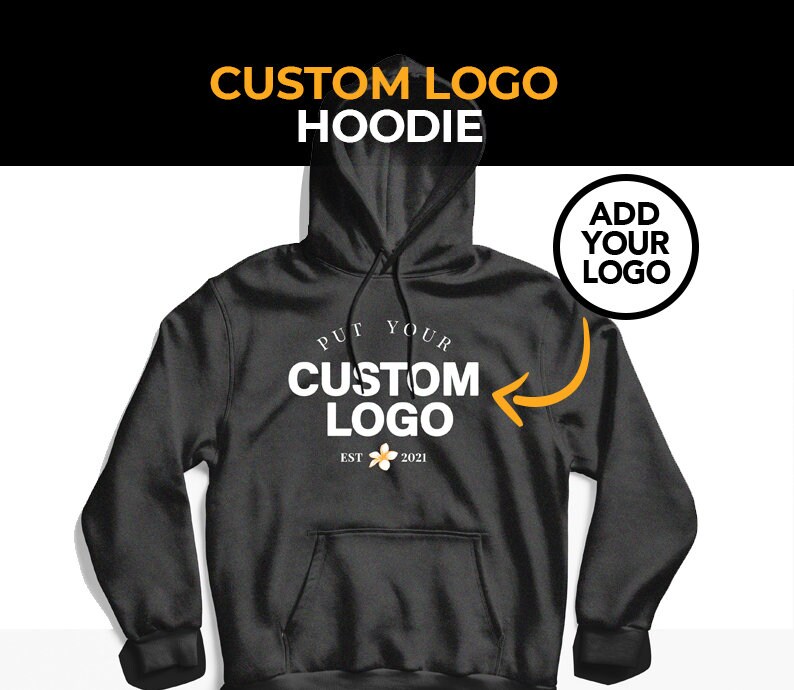 Sweat à capuche à logo personnalisé Ajoutez votre logo - Etsy Canada