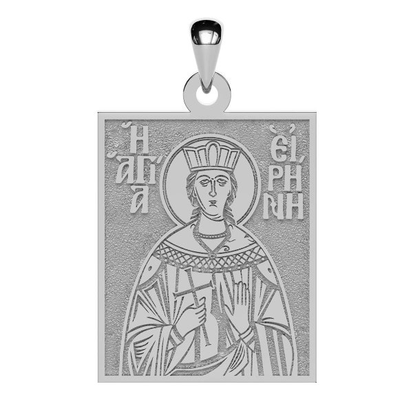 Saint Irene of Thessaloniki Greek Orthodox Icon Tag Medal