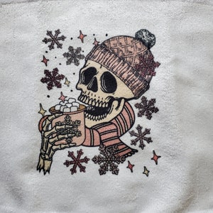 Linges de cuisine tête de mort