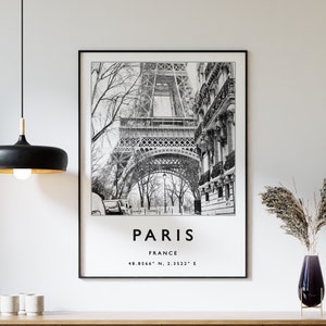 Paris Travel Print, Paris Travel Poster, France Travel Poster, European Travel Art Print, Photographic Wall Art, Travel Print