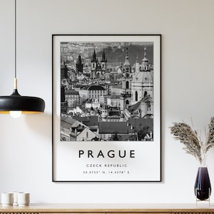 Prague Travel Print, Prague Travel Poster, Czech Republic Travel Poster, European Travel Art Print, Photographic Wall Art, Travel Print