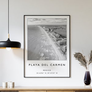 Playa del Carmen Travel Print, Playa del Carmen Travel Poster, Mexico Travel Print, Beach Travel Print, Travel Gift, A1/A2/A3/A4