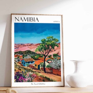 Namibia Poster, Namibia Travel Print, Tropical Decor, African Decor, Africa Travel Print, Namibia Gift, Namibia Travel Poster