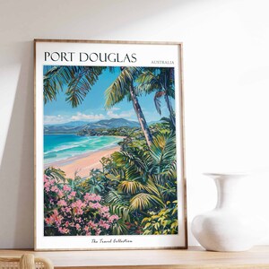 Port Douglas Poster, Australia Travel Print, Australian Decor, Oceania Travel Poster, Port Douglas Gift, Port Douglas Travel Poster
