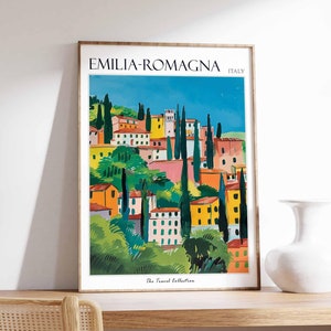 Emilia-Romagna Poster, Emilia-Romagna Travel Print, Italy Wall Art, Italian Travel Print, Italian Decor, Emilia-Romagna Gift, Italian Gift