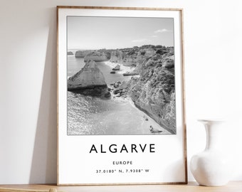 Algarve Coast Photographic Print: Portugal Travel Art