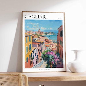 Cagliari Poster, Italian Travel Print, Cagliari Travel Art, Cagliari Wall Art, Italian Travel, Cagliari Home Decor, Cagliari Travel Gift