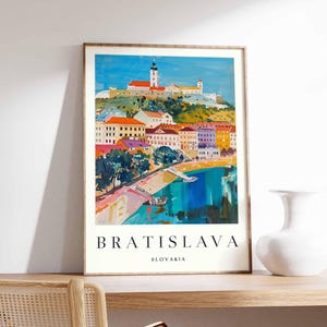 Bratislava Poster, Bratislava Print, Bratislava Wall Art, Bratislava Decor, Slovakia Poster, Bratislava Artwork, Bratislava City Poster