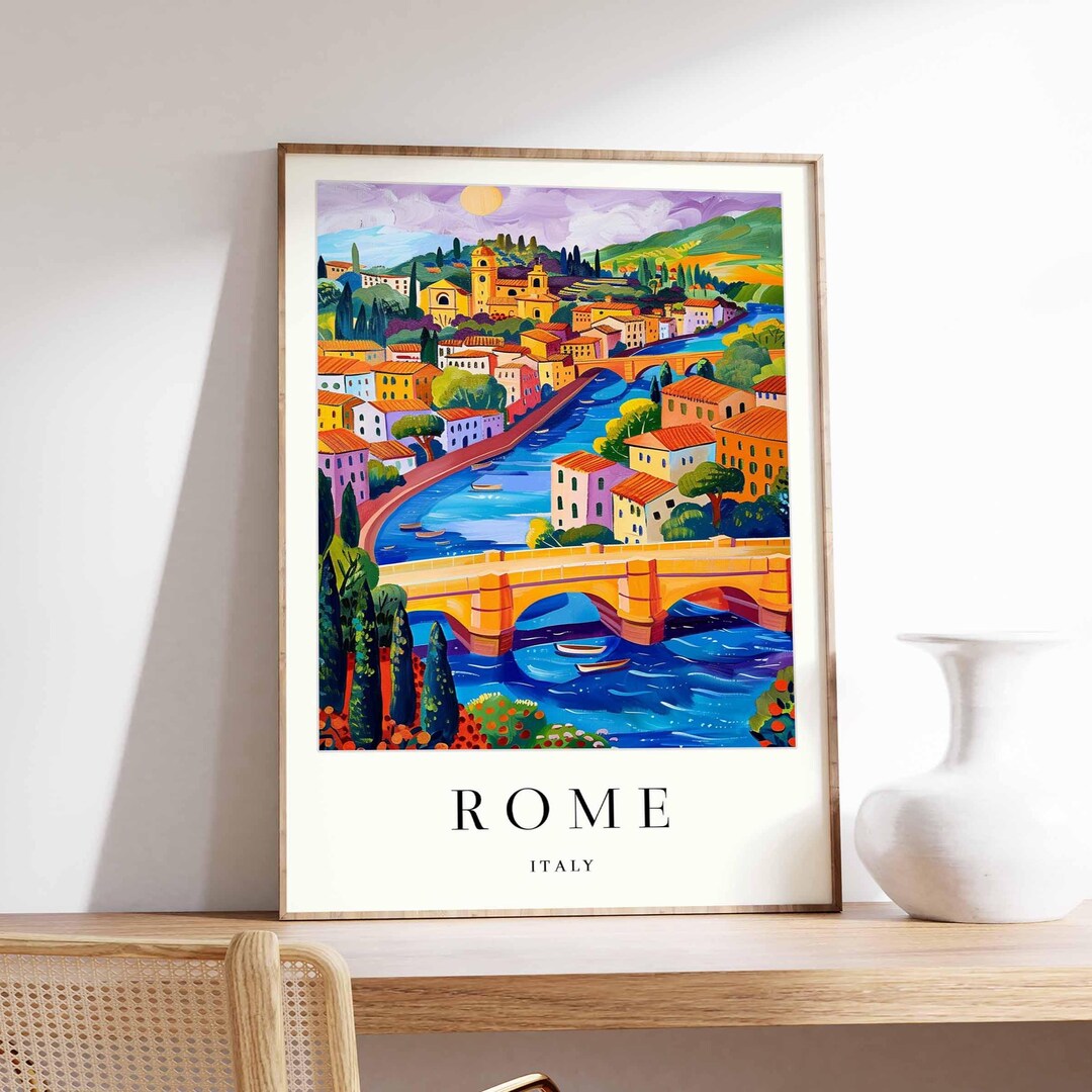Rome Poster, Italy Poster, Rome Wall Art, Roman Print, Italy Print ...