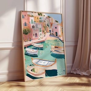 Mallorca Poster, Spain Travel Print, Palma de Mallorca Art, Balearic Islands Decor, Mediterranean Coastal Art, Island Vacation Gift