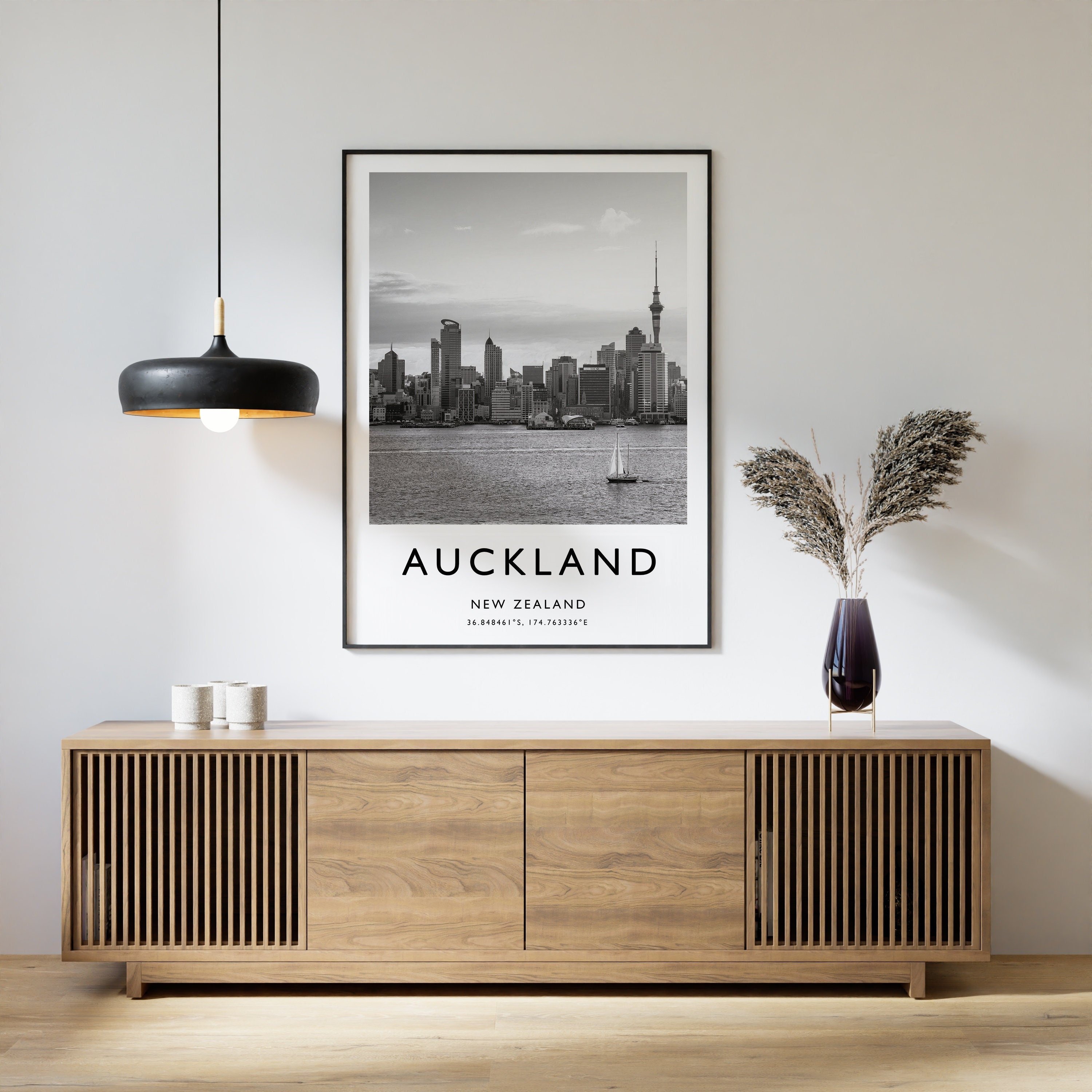 Auckland Travel Print Auckland Travel Poster New Zealand