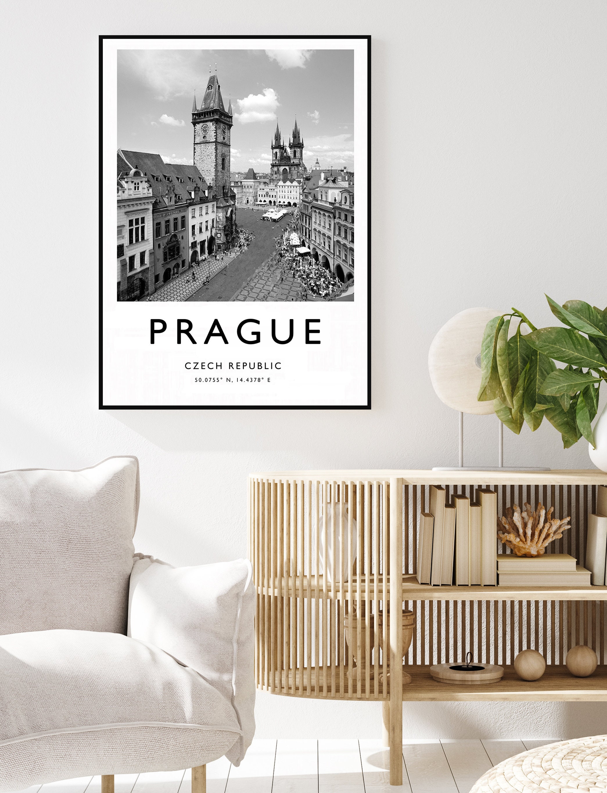 Prague Poster Prague Print Czech Republic Poster Travel Etsy