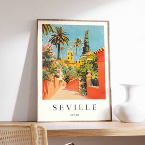 Andalusien Poster, Spanien Print, Andalusien Wandkunst, Andalusien Karte Dekor, minimalistisches Spanien Poster, Schwarzweißdruck, Andalusien Skyline