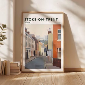 Stoke-On-Trent Poster, Stoke On Trent UK Print, Stoke On Trent Wall Art, Stoke On Trent Travel Poster, Stoke City Print