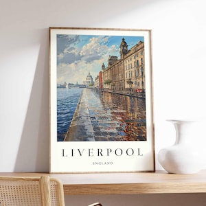Liverpool Poster, UK Poster, Liverpool Wall Art, Liverpool Prints, Liverpool Decor, UK Wall Art, Liverpool Print, Liverpool Art Print