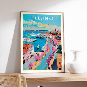 ヘルシンキ旅行プリント - フィンランド、ヘルシンキのポスター