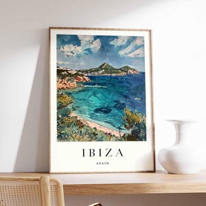 Ibiza Poster, Spain Poster, Ibiza Wall Art, Ibiza Prints, Ibiza Decor, Spanish Poster, Ibiza Print, Ibiza Art Print, Ibiza Travel Print