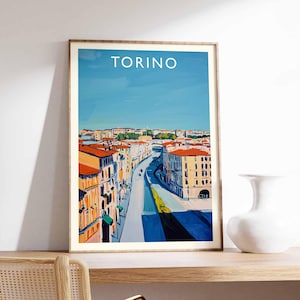 Torino Poster, Italy Print, Torino Wall Art, Torino Prints, Torino Artwork, Torino Decor, Torino City Print, Torino Skyline