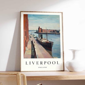 Liverpool Poster, UK Poster, Liverpool Wall Art, Liverpool Prints, Liverpool Decor, UK Wall Art, Liverpool Print, Liverpool Art Print
