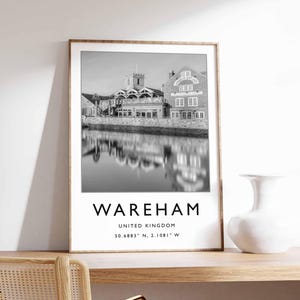 Wareham Poster, England Poster, Wareham Print, Dorset Print, Wareham Wall Art, UK Poster, Wareham Decor, Wareham Art, Dorset Wall Art