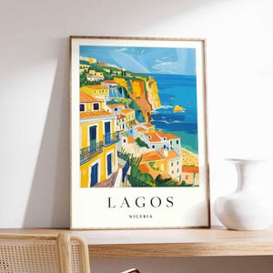 Lagos Poster, Portugal Travel Print, Lagos Coastal Print, Portugese Wall Art, European Wall Art, Lagos Travel Gift
