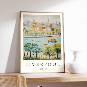 Liverpool Poster, UK Poster, Liverpool Wall Art, Liverpool Prints, Liverpool Decor, UK Wall Art, Liverpool Print, Liverpool Art Print