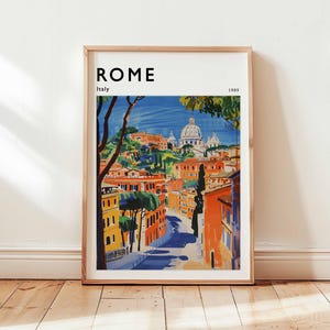 Póster de Roma, Impresión de viaje a Italia, Arte mural europeo, Decoración del Coliseo, Regalo de viaje a Roma, Impresión de paisaje urbano, Póster de Italia, Arte de viaje a Italia