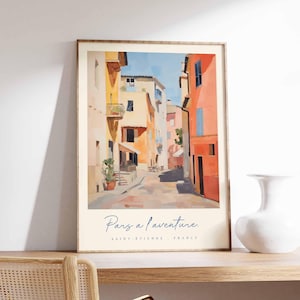 Saint Etienne Poster, France Travel Print, Industrial Heritage Print, France Cityscape Decor, Rhône-Alpes Region Art, France Travel Gift